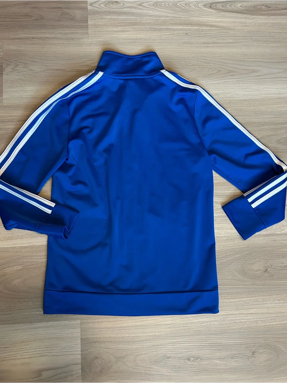 adidas Youth (10/12)  Royal Blue Track Jacket with White 3-Stripes